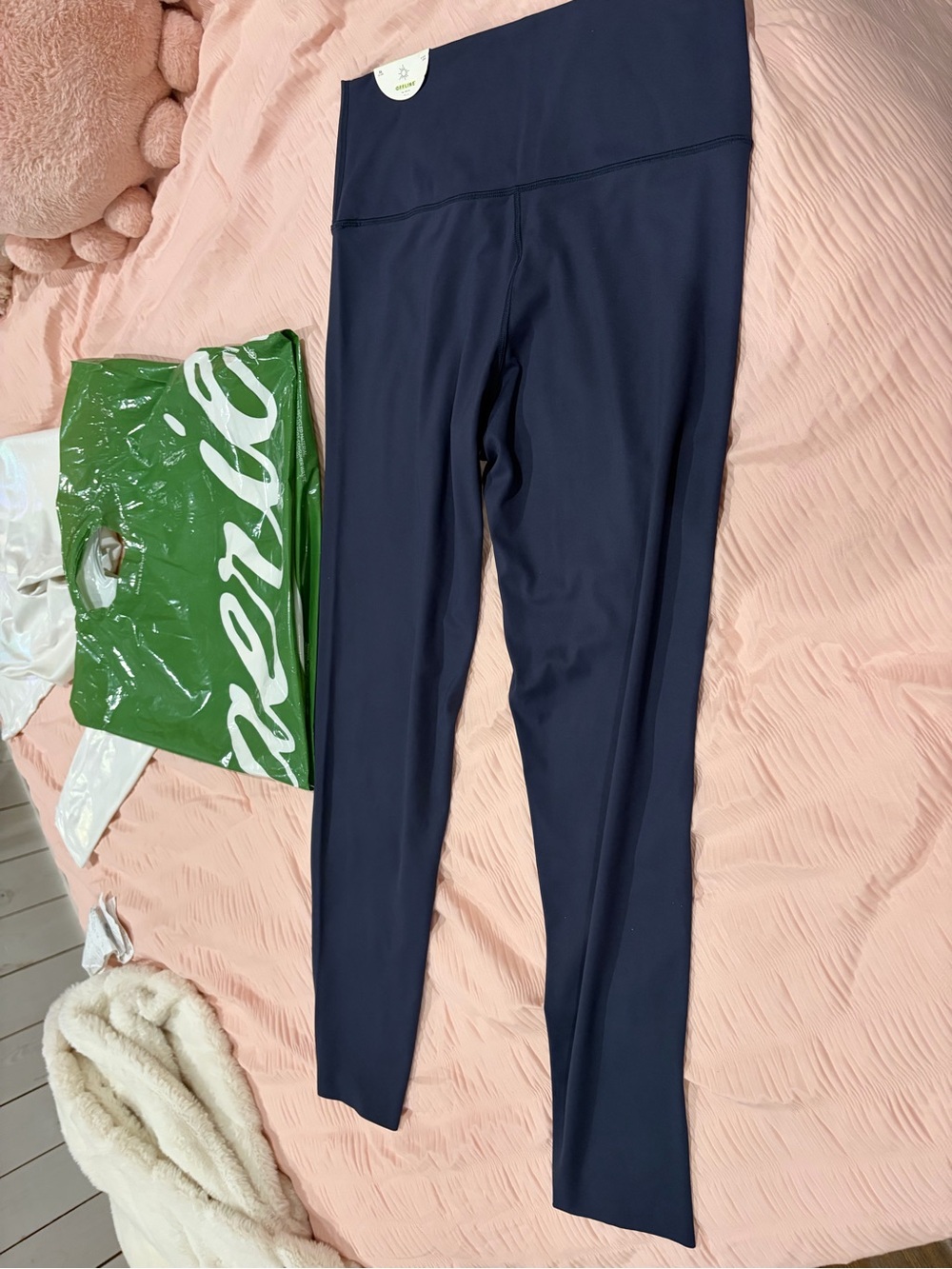 aerie nwt navy leggings xl - Picture 2 of 9